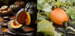 Kabocha ( Japanese Pumpkin ) vs Pumpkin kab