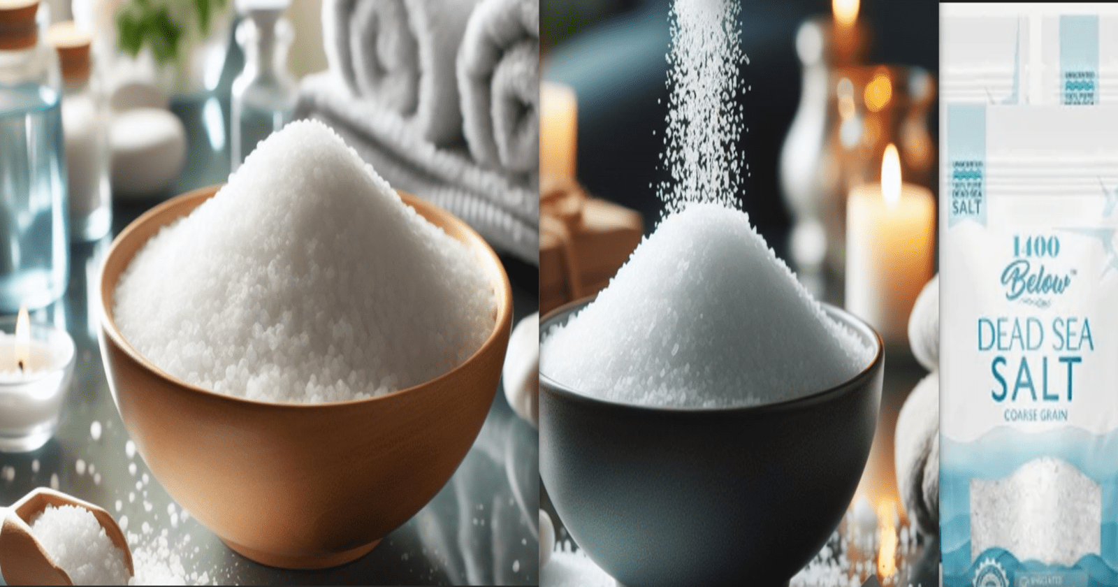 Epsom salt vs Dead sea salt:  Health benefits, medication interactions, advantages