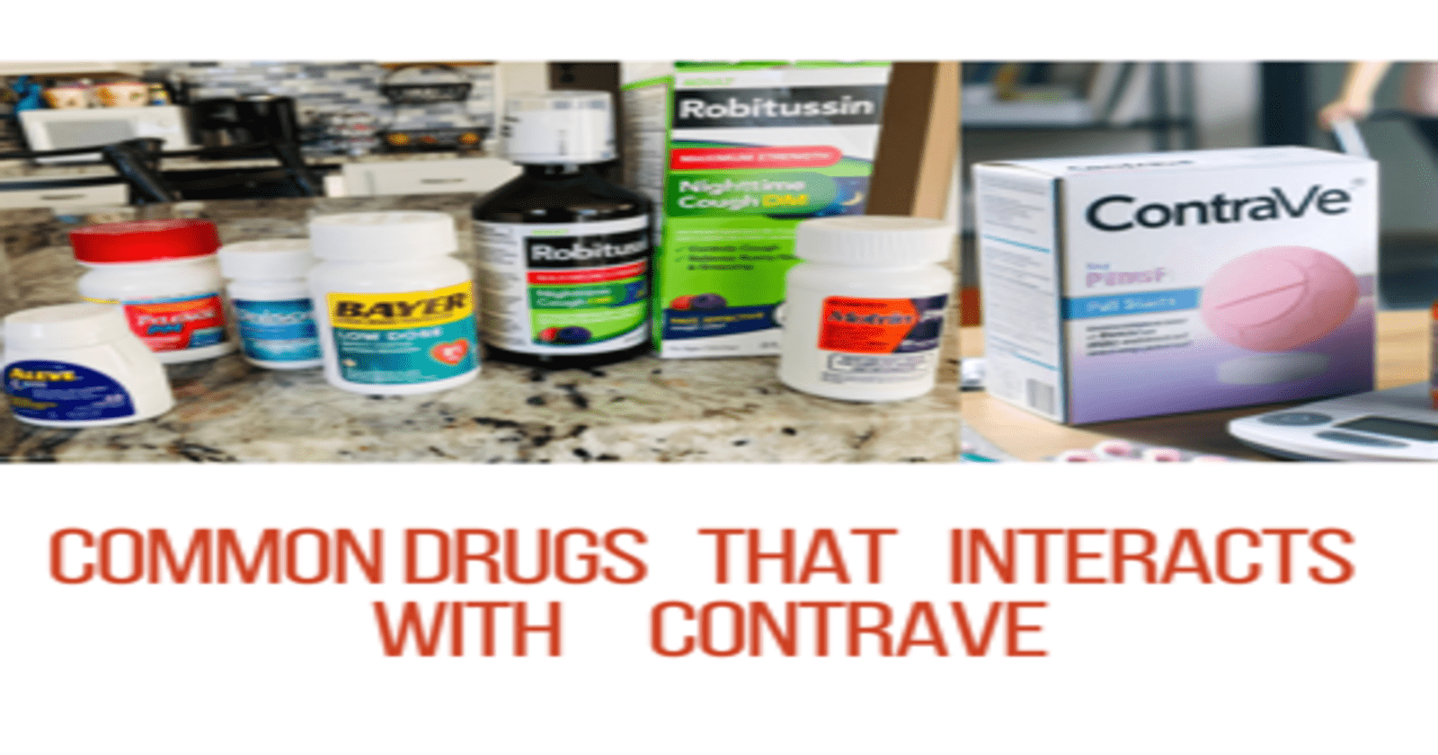 Common drugs & herbs that Interacts with contrave